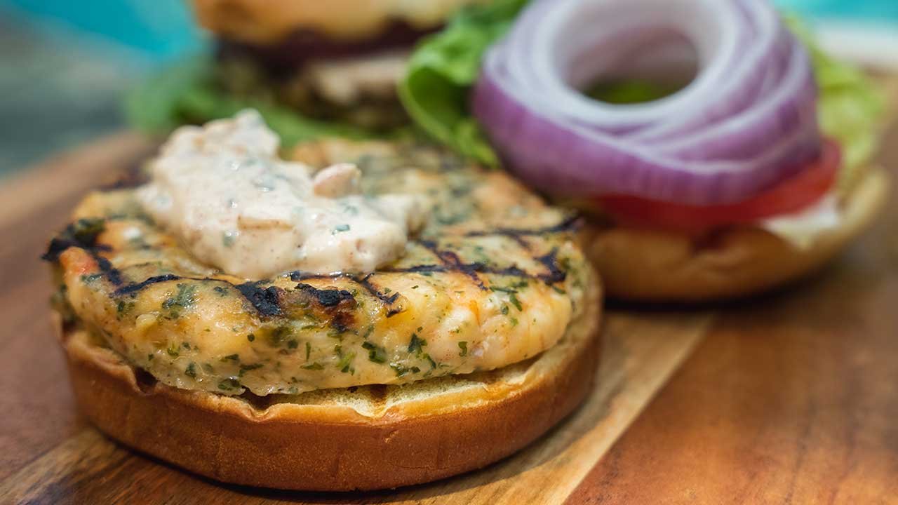 Shrimp Burgers – Jeanie and Lulu's Kitchen