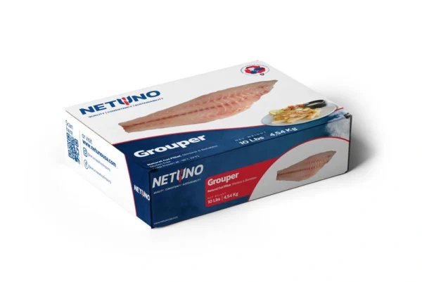 3D GROUPER FILLET NATURAL CUT SKINLESS 10Lbs_Side A 3D GROUPER FILLET NATURAL CUT SKINLESS 10Lbs_Side A