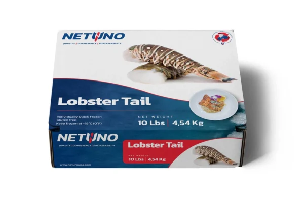 3D LOBSTER TAIL 10lbs CARIBBEAN_front flat 3D LOBSTER TAIL 10lbs CARIBBEAN_front flat