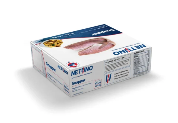 3D SNAPPER FILLET BUTTERFLIED SKIN ON 10Lbs_Rear angle 3D SNAPPER FILLET BUTTERFLIED SKIN ON 10Lbs_Rear angle