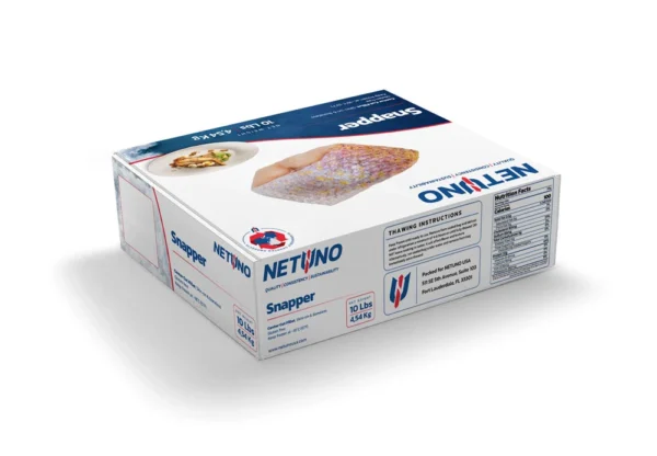 3D SNAPPER FILLET CENTER CUT SKIN ON 10Lbs_Rear angle 3D SNAPPER FILLET CENTER CUT SKIN ON 10Lbs_Rear angle