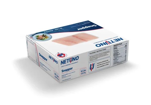 3D SNAPPER FILLET CENTER CUT SKINLESS 10Lbs_Rear angle 3D SNAPPER FILLET CENTER CUT SKINLESS 10Lbs_Rear angle