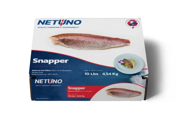 3D SNAPPER FILLET NATURAL CUT SKIN ON 10lbs_front flat 3D SNAPPER FILLET NATURAL CUT SKIN ON 10lbs_front flat