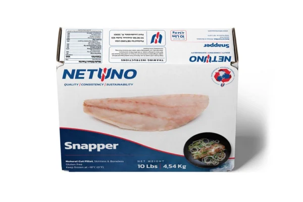 3D SNAPPER FILLET NATURAL CUT SKINLESS 10lbs_front top 3D SNAPPER FILLET NATURAL CUT SKINLESS 10lbs_front top