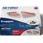 3D SNAPPER FILLET ONCE CUT SKIN ON 10lbs_front flat