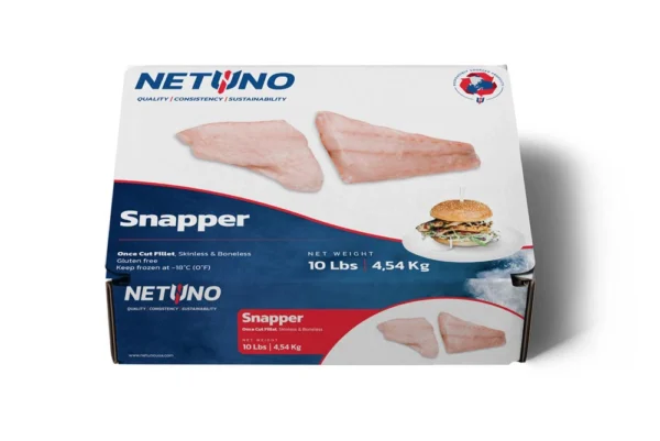 3D SNAPPER FILLET ONCE CUT SKINLESS 10lbs_front flat 3D SNAPPER FILLET ONCE CUT SKINLESS 10lbs_front flat