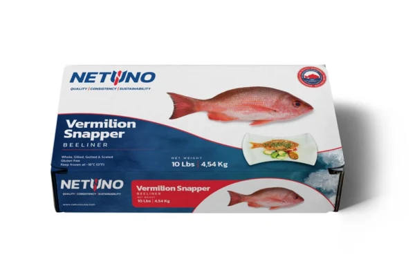 3D VERMILION SNAPPER 10lbs BRZ_front flat 3D VERMILION SNAPPER 10lbs BRZ_front flat