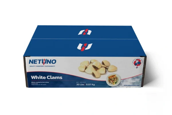 3D WHITE CLAMS 20LBS_front flat 3D WHITE CLAMS 20LBS_front flat