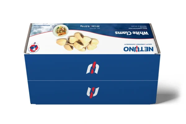 3D WHITE CLAMS 20LBS_front top 3D WHITE CLAMS 20LBS_front top