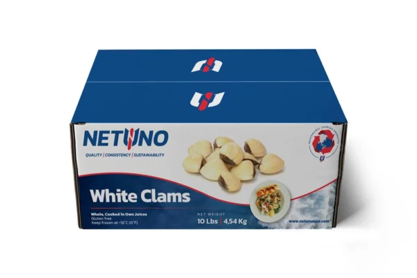 3D WHITE CLAMS RTLM 10LBS_front flat 3D WHITE CLAMS RTLM 10LBS_front flat
