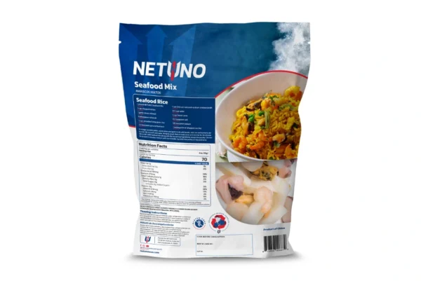 3d Seafood Mix 1lb Bag Back 3d Seafood Mix 1lb Bag Back