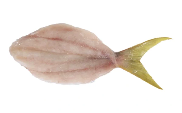 Butterflied-Snapper-Yellowtail-IVP (1) Raw image of a Butterflied Yellowtail Fillet