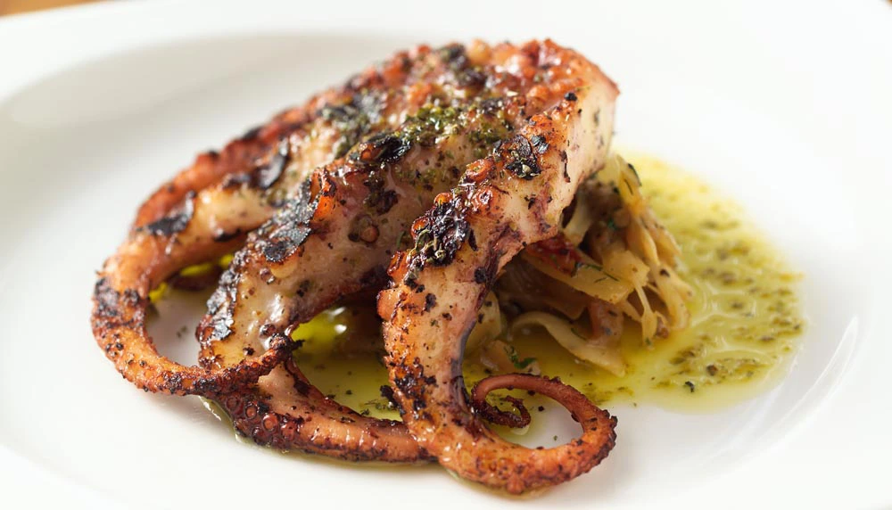 Grilled Marinated Octopus