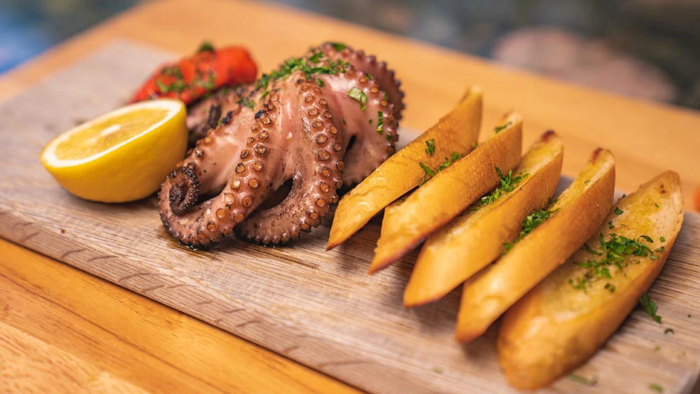 Grilled Whole Octopus