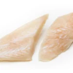 Unicorn Filefish fillet once cut in its raw form