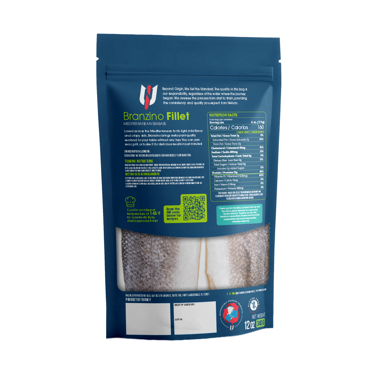 Branzino Fillet Back